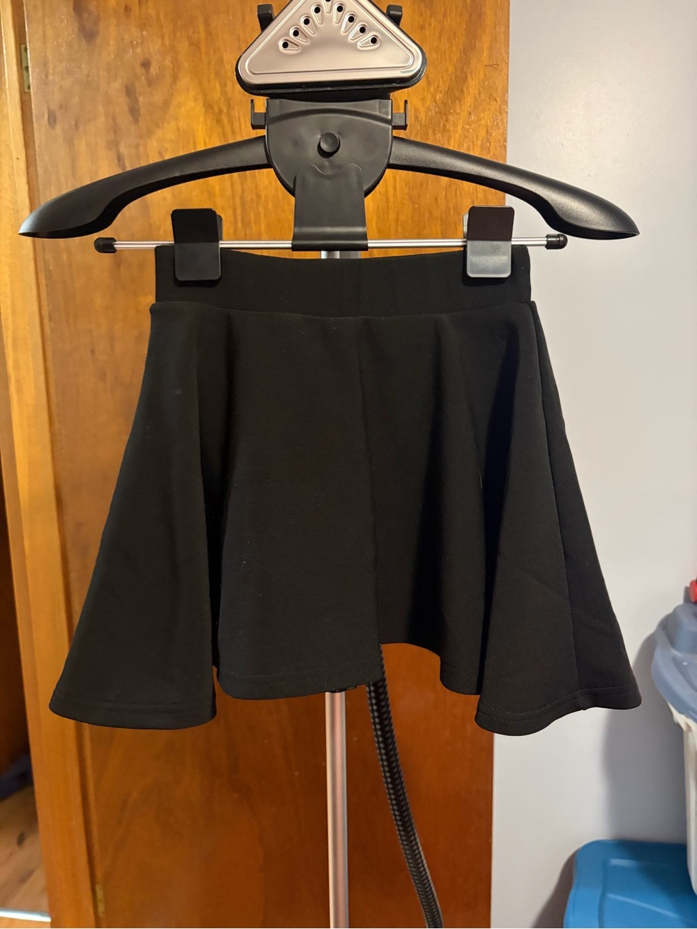 Black Skater Mini Skort - Women